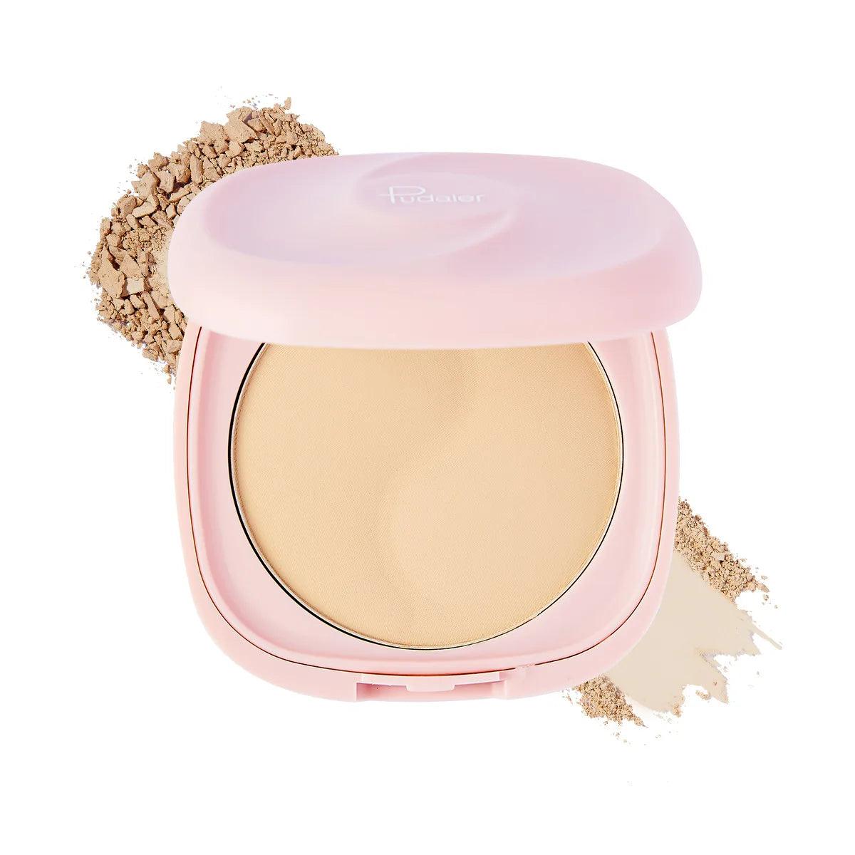 Pudaier Makeup Foundation Fixing Foundation Pressed Powder Loose Powder Make up Waterproof Natural Concealer Oil Control Powder - Urbanew