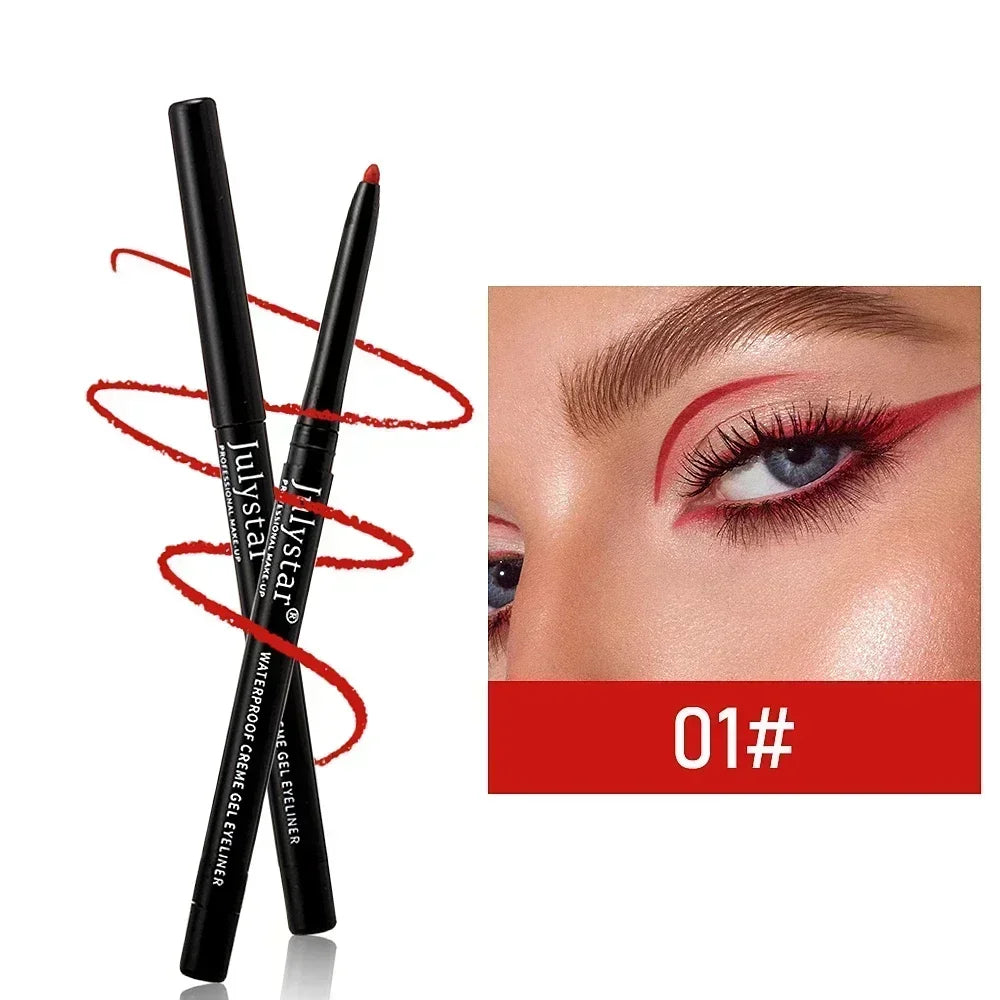 3Pcs Waterproof & Sweat-Proof Black Eyeliner Pencil Combined Lasting Smudge-Proof Bold Eye Makeup Easy Glide Formula for Perfe