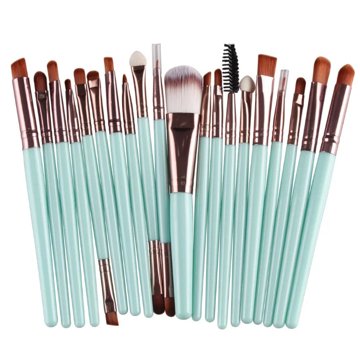 Professional Makeup Brush Set - Soft Synthetic Bristles & Flawless Application - 20-Pieces