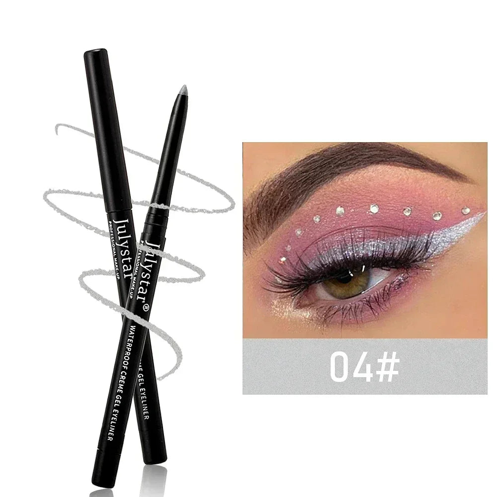 3Pcs Waterproof & Sweat-Proof Black Eyeliner Pencil Combined Lasting Smudge-Proof Bold Eye Makeup Easy Glide Formula for Perfe