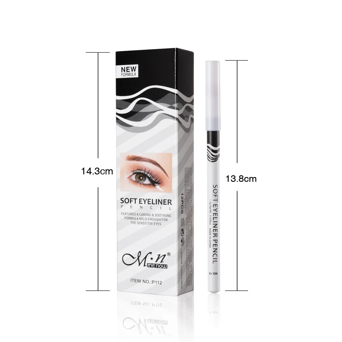 White Eyeliner Makeup Lasting Smooth Matte Eye liner Pencil Make up Easy To Wear Eyes Brightener Waterproof Fashion Eyes Pencils