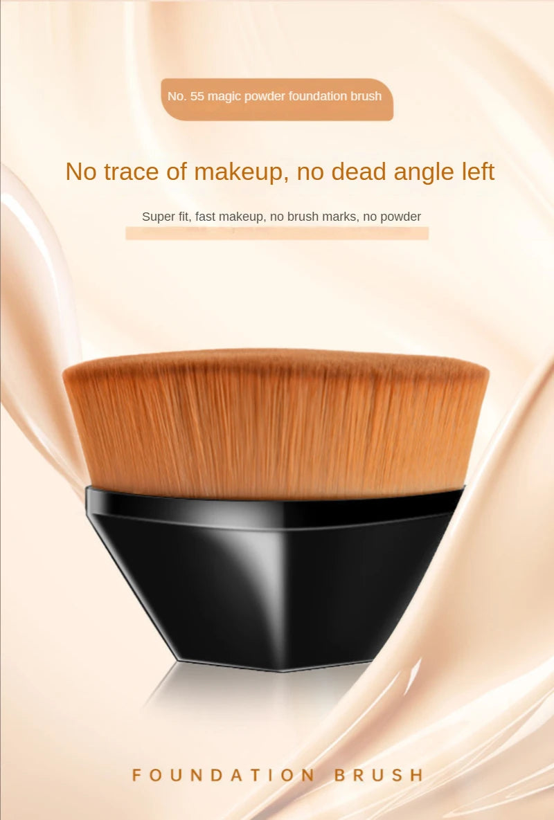 Flawless Finish Foundation Brush - Hexagonal Design for Effortless Blending