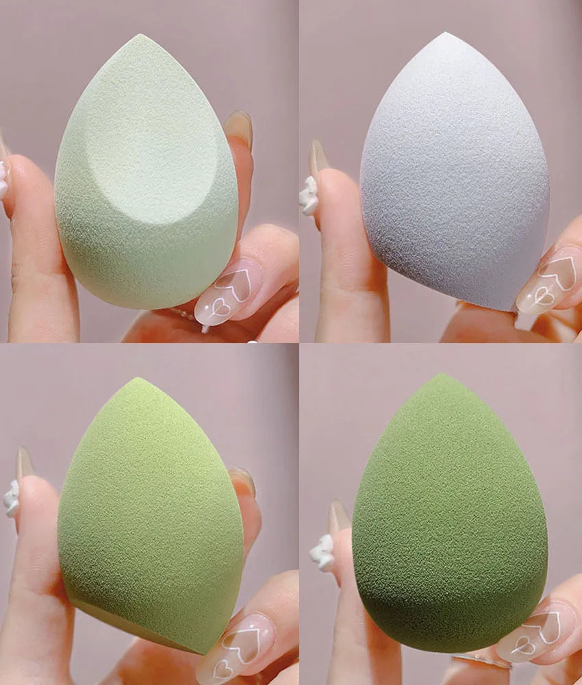 4pc/8pc Soft Makeup Sponge Dry Wet Dual Use Cosmetic Puff Foundation Concealer Highlight Blender Make Up Beauty Tool Accessories