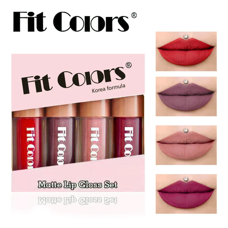 Korean Lipsticks Set Make Up For Women Beauty Cosmetics Matte Lipsticks Waterproof Long lasting The Best Liquid Lip Tint Stain