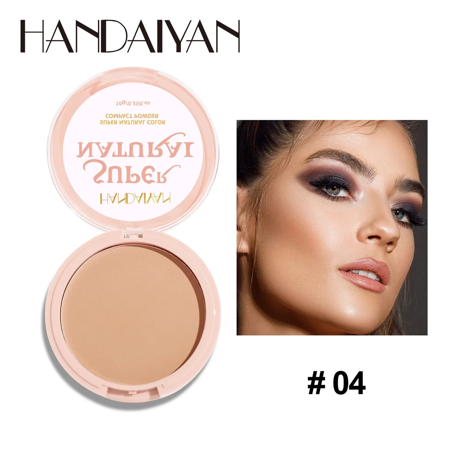 8 Color Matte Face Pressed Powder 24 Hours Oil Control Natural Setting Powder Foundation Full Coverage Waterproof Lasting Makeup