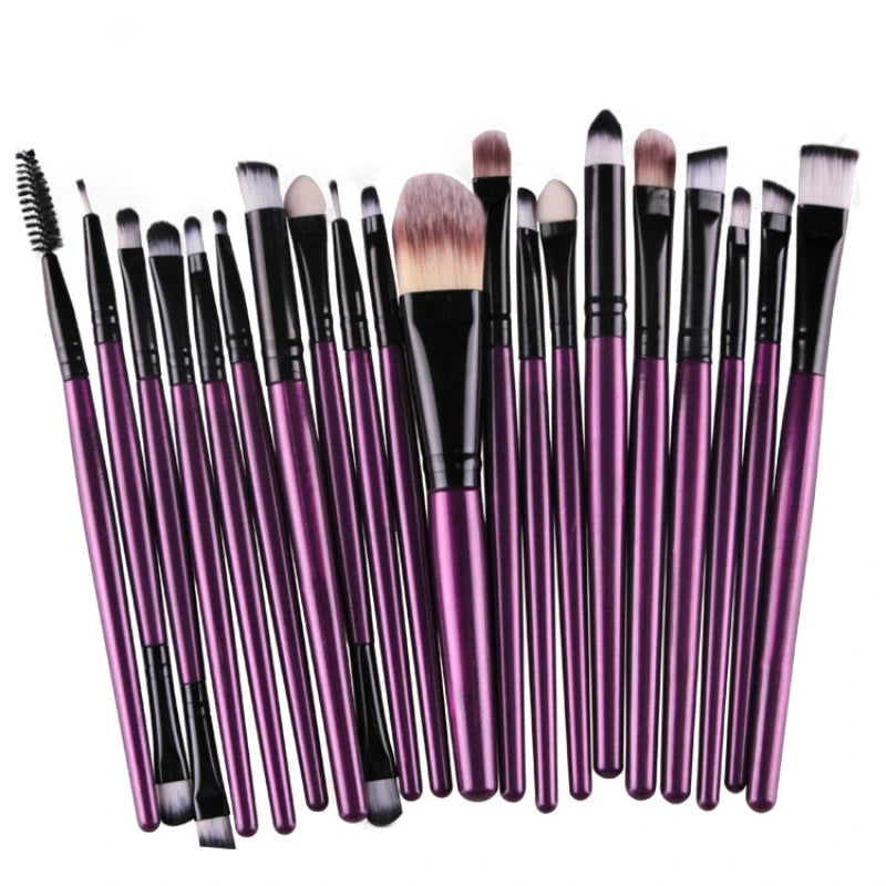 Professional Makeup Brush Set - Soft Synthetic Bristles & Flawless Application - 20-Pieces