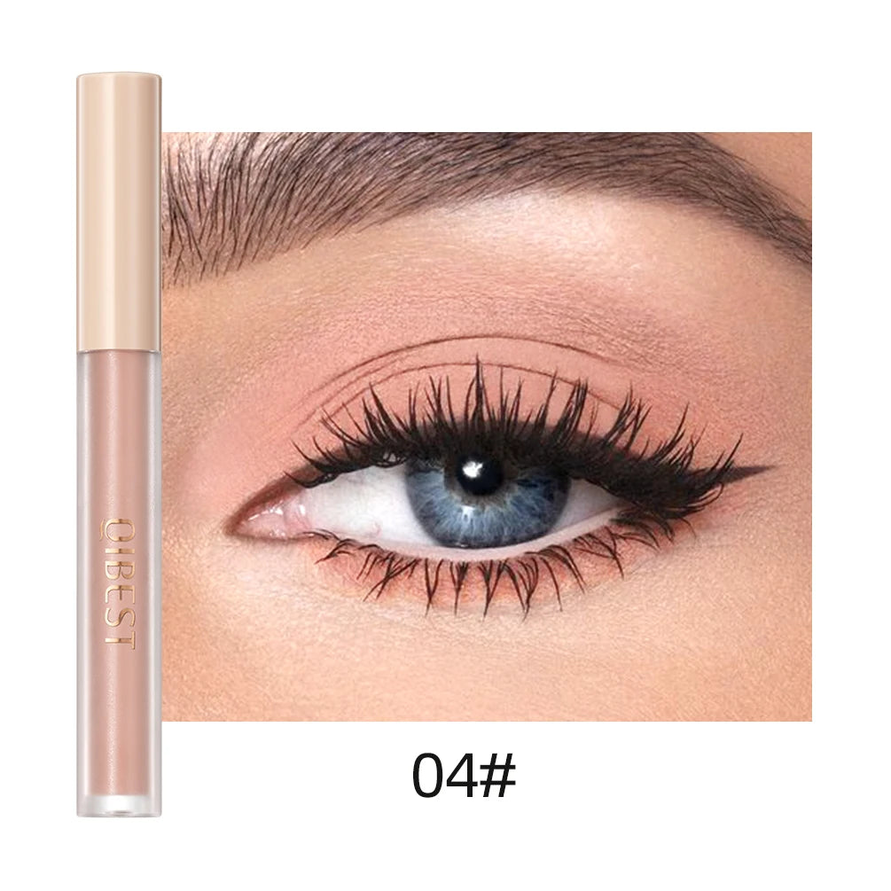 QiBest Matte Liquid Eyeshadow - Waterproof, Long-Lasting Pigment (8 Shades)