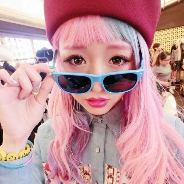 Hot Yingju Harajuku Cosplay Color Eyeliner Pen Eyeliner Lipstick Eyebrow Pencil Wine Red Green Blue Purple Silver Pink