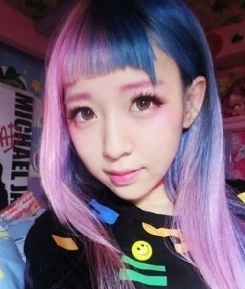 Hot Yingju Harajuku Cosplay Color Eyeliner Pen Eyeliner Lipstick Eyebrow Pencil Wine Red Green Blue Purple Silver Pink